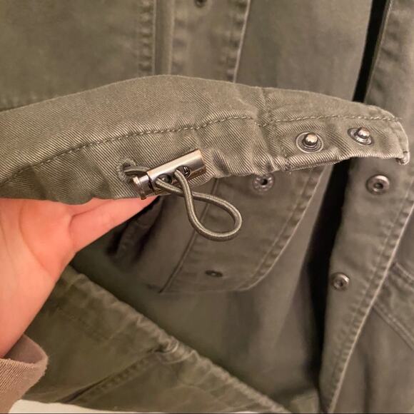 EUC Who What‎ Wear Military Utility Jacket Green - Picture 4 of 5